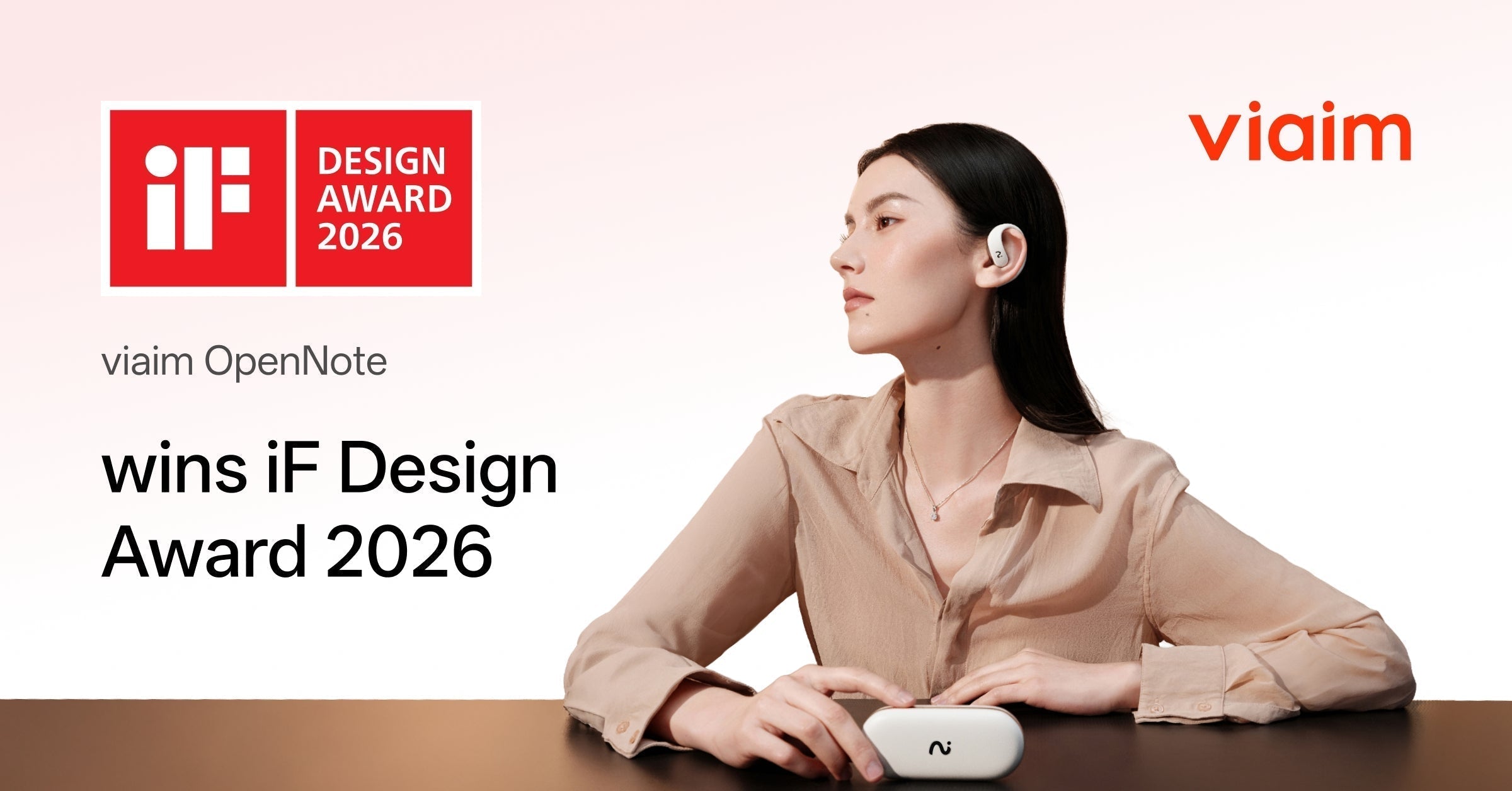 viaim OpenNote Wins iF Design Award 2026