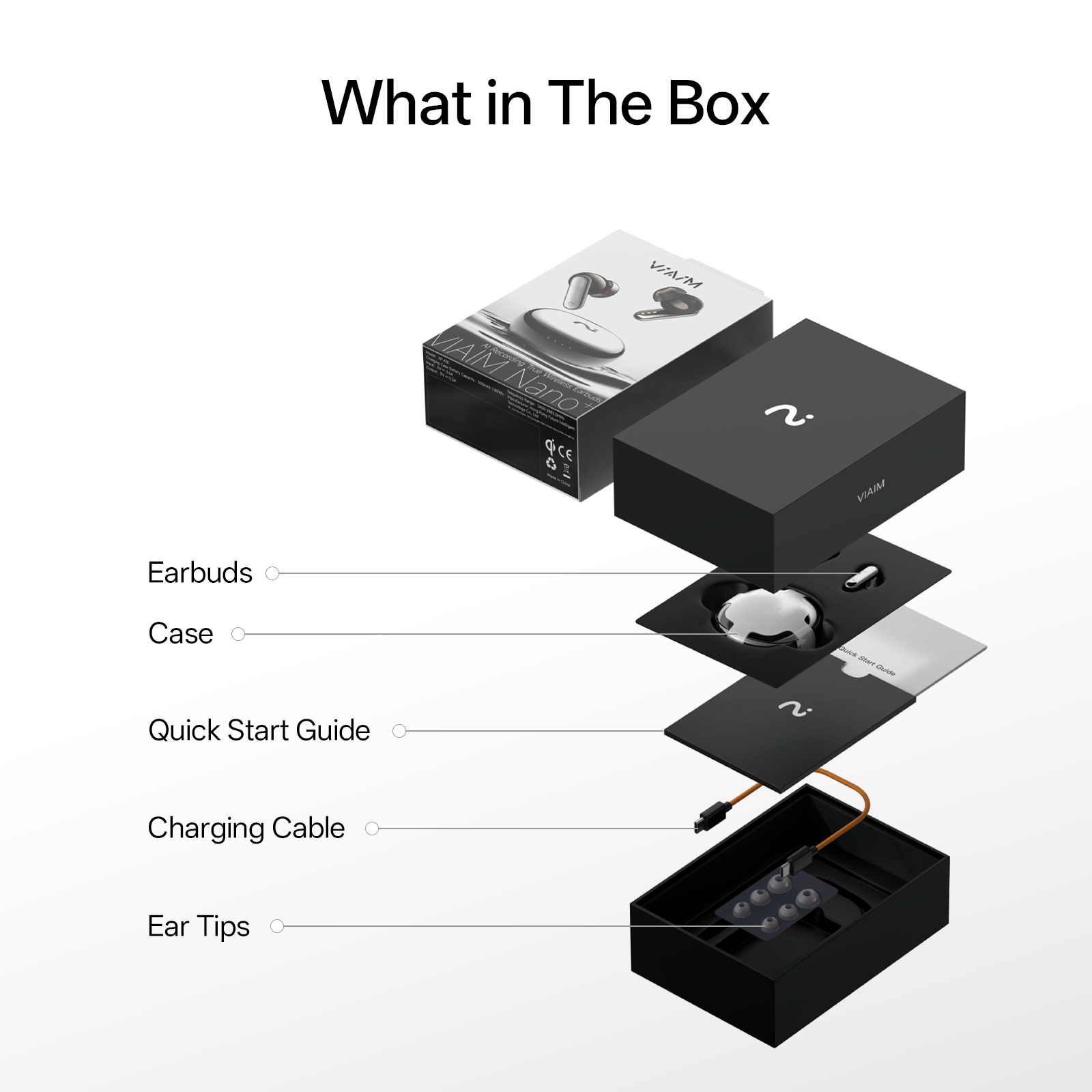 viaim Nano+ | Wearable AI Meeting Recorder