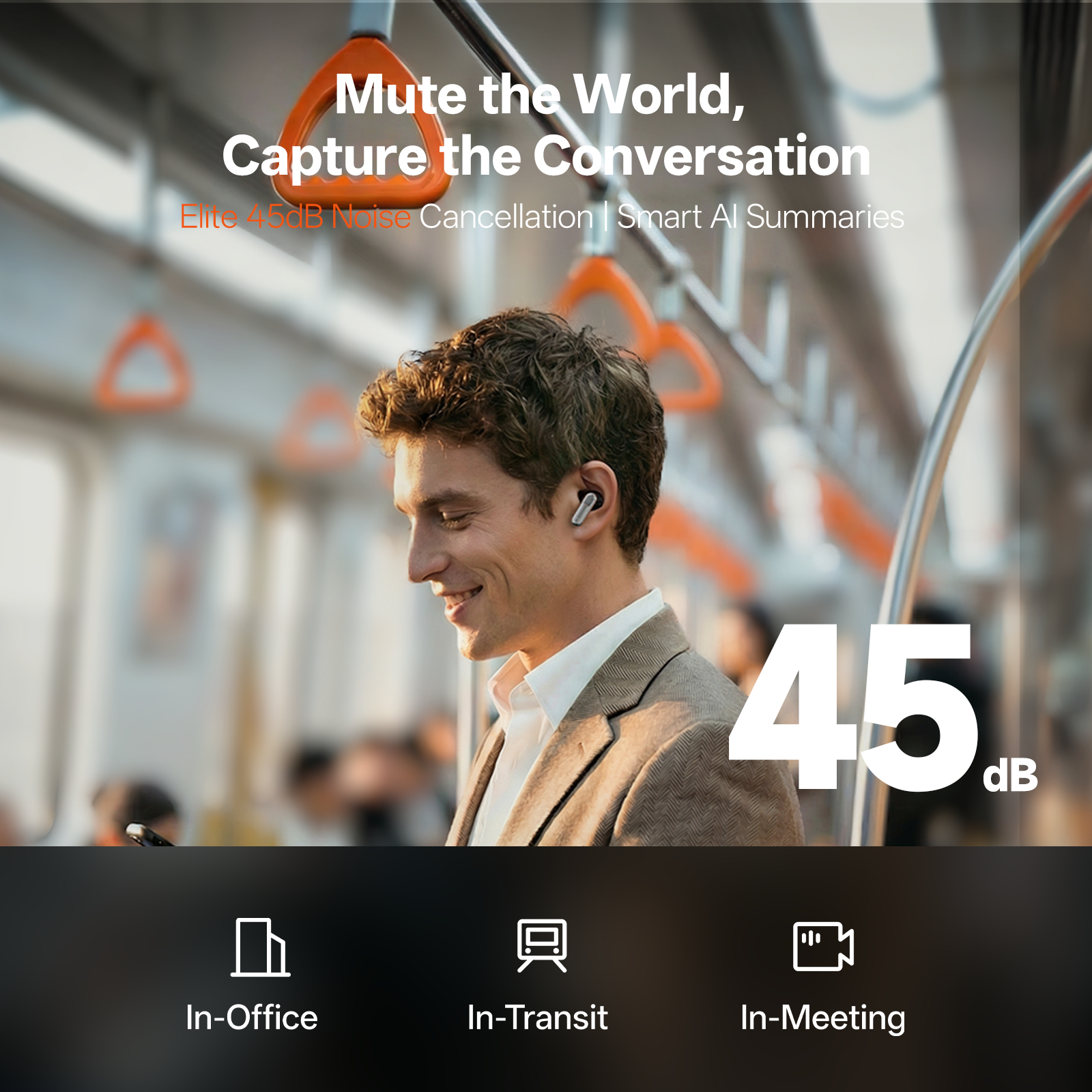 viaim Nano+ | Wearable AI Meeting Recorder