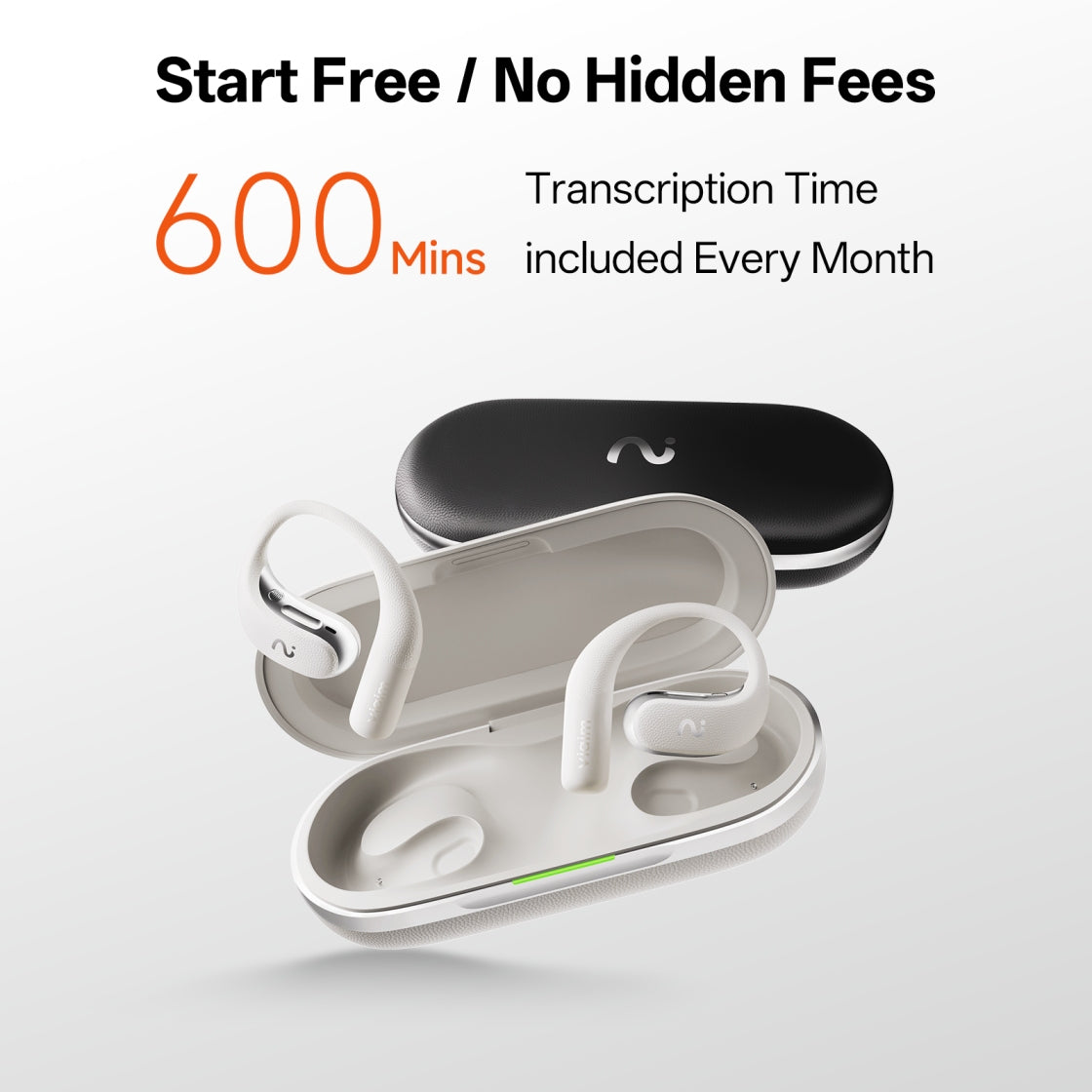 viaim OpenNote - Everyday AI Note Taker Built into Earphones