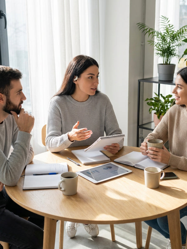 viaim AI earbuds for on-site talking and face-to-face conversations