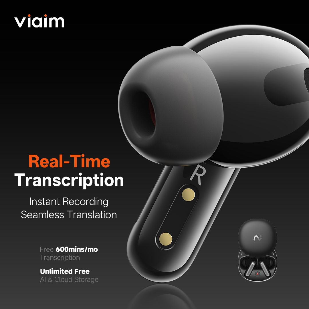 viaim RecDot - AI Earbuds that Translate