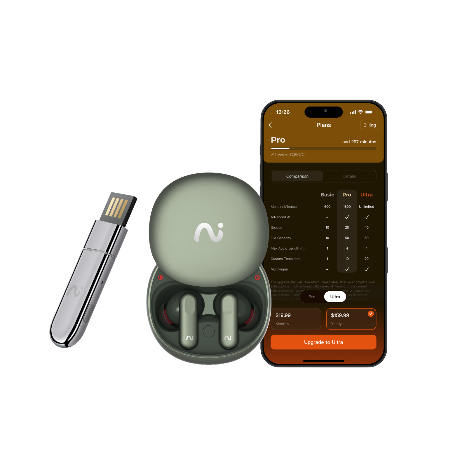 viaim Nano+ & NoteKit + Annual Pro Plan