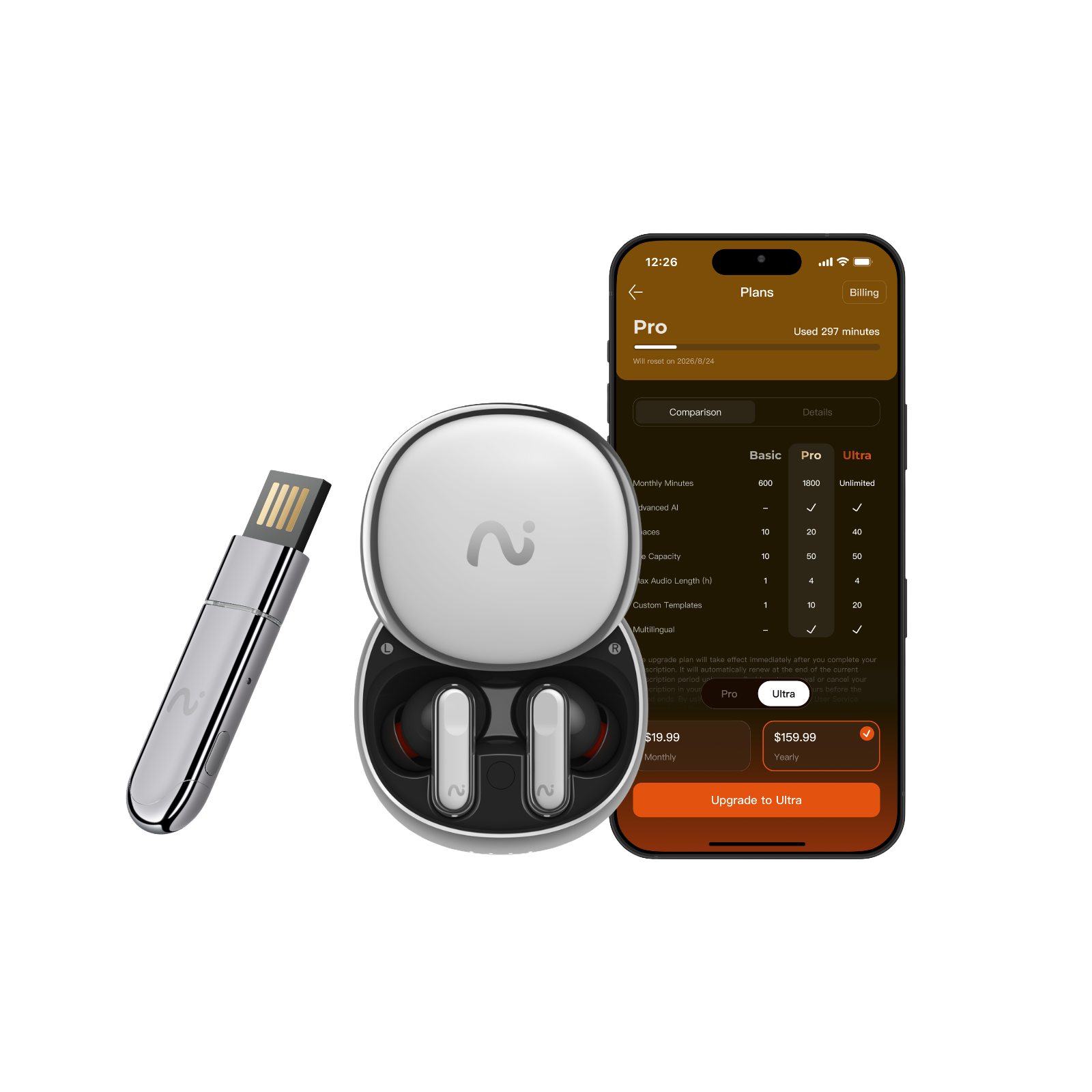 viaim Nano+ & NoteKit + Annual Pro Plan