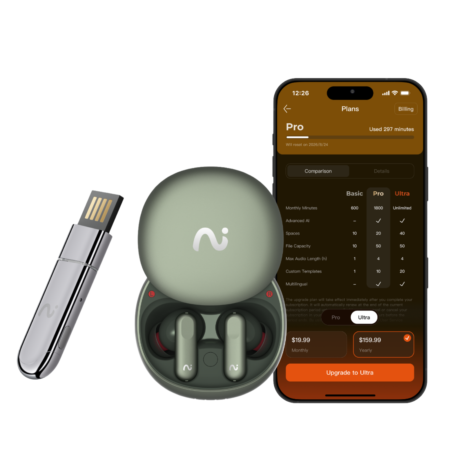 viaim Nano+ & NoteKit + Annual Pro Plan
