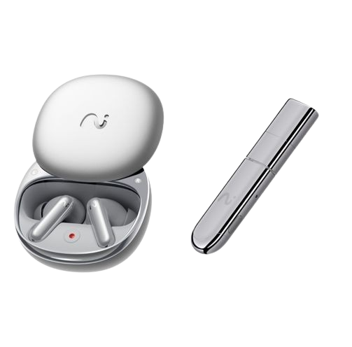 viaim RecDot NoteKit セット　シルバー viaim RecDot Wireless Bluetooth Earbuds with Live