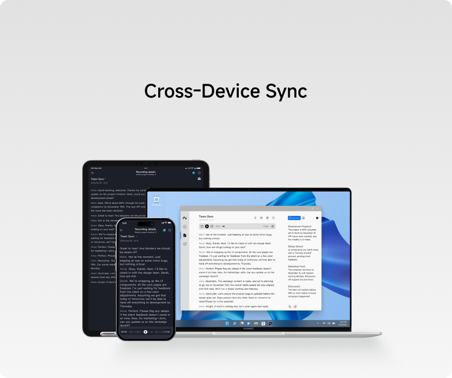 Sync Devices