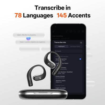 viaim OpenNote - AI Voice Recorder Built into Earphones