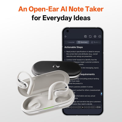 viaim OpenNote - AI Voice Recorder Built into Earphones