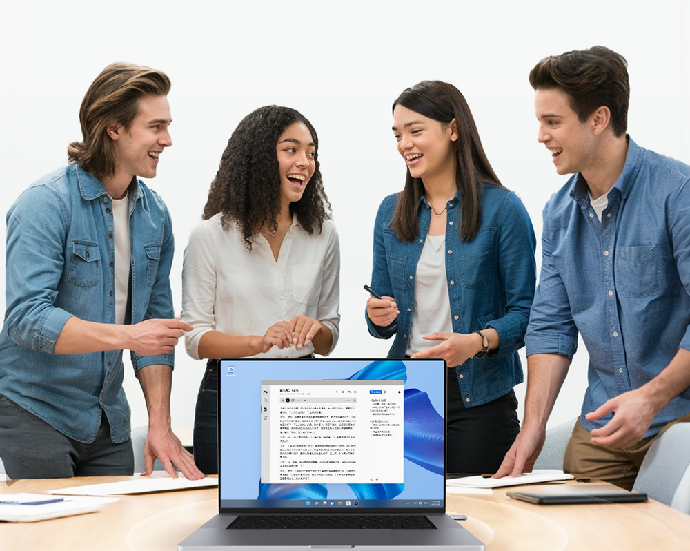 viaim NoteKit desktop AI voice recorder for computer meetings