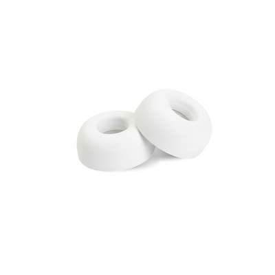 viaim RecDot Memory Foam Ear Tips replacement pair in White — slow-rebound memory foam eartips for RecDot AI earbuds